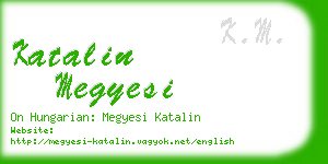 katalin megyesi business card